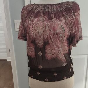 Elegant Paisley Women's Top